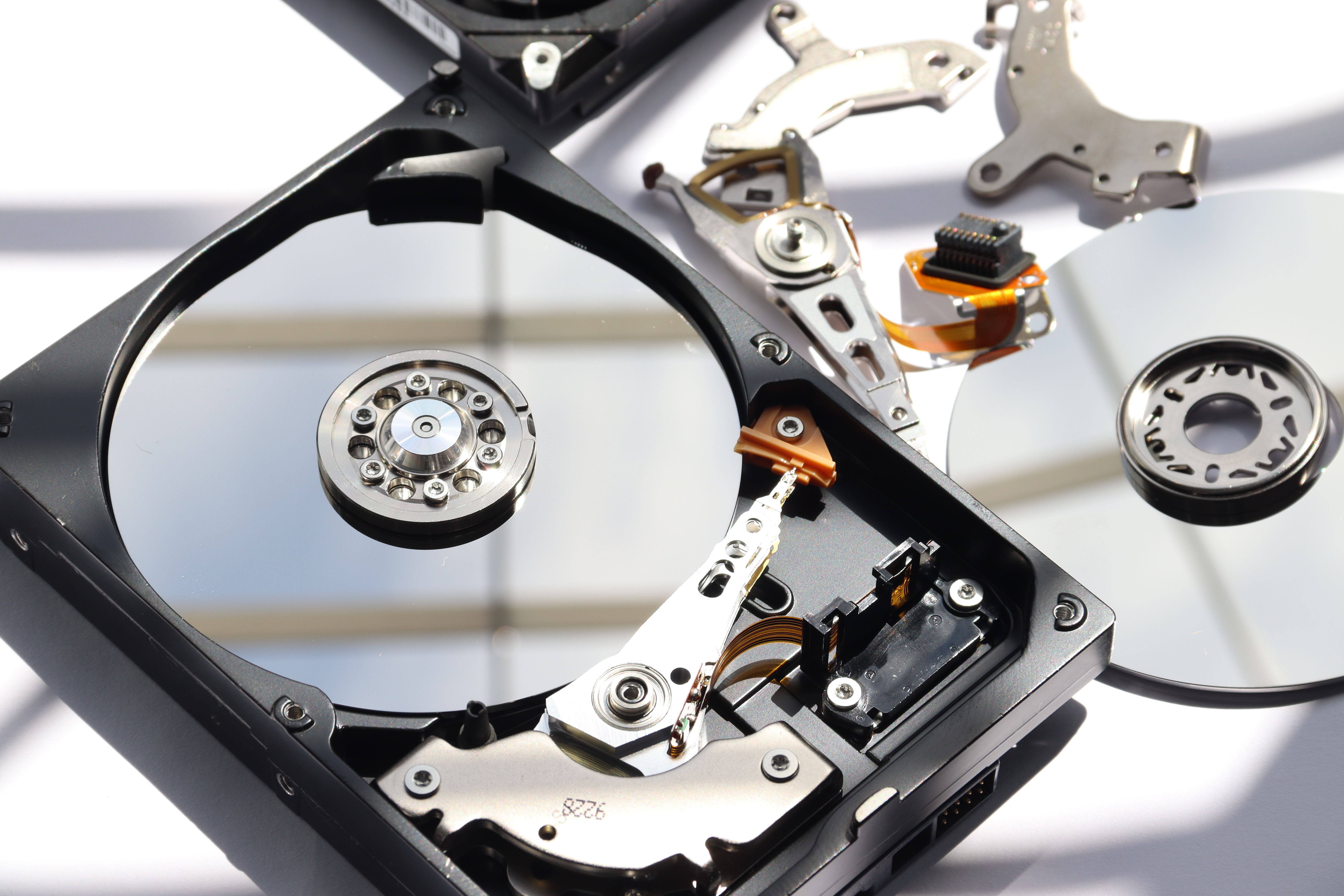 Recuperare date HDD deschis